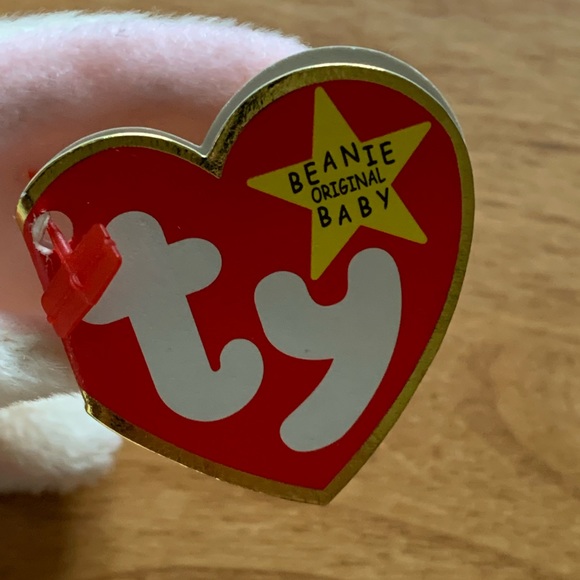 TY Beanie Baby - NIBBLER the Rabbit (6 inch) with tag - Picture 8 of 10